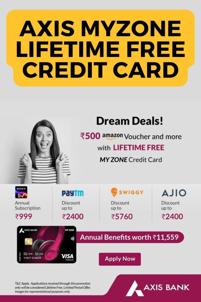 Axis Bank Lifetime Free Credit Card